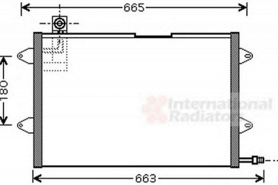 VAN WEZEL 58005146 -  Конденсатор, кондиционер